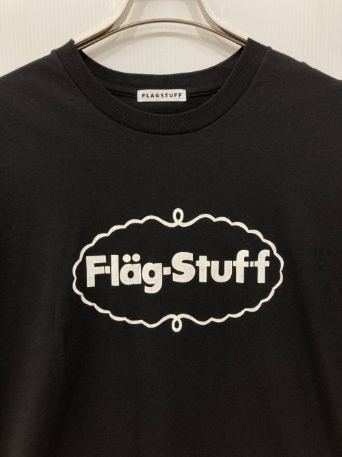 flagstuff（フラグスタフ）FLAGSTUFF (フラグスタフ) アイスロゴTシャツ ブラック サイズ:XLの古着・服飾アイテム