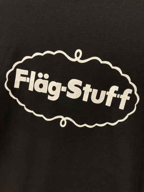 flagstuff（フラグスタフ）FLAGSTUFF (フラグスタフ) アイスロゴTシャツ ブラック サイズ:XLの古着・服飾アイテム