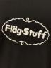 中古・古着 FLAGSTUFF (フラグスタフ) アイスロゴTシャツ ブラック サイズ:XL：4000円