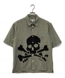 Jaded London（ジェイデッドロンドン）の古着「チェックシャツ」｜カーキ×ホワイト