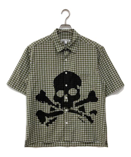 Jaded London（ジェイデッドロンドン）Jaded London (ジェイデッドロンドン) チェックシャツ カーキ×ホワイト サイズ:Mの古着・服飾アイテム