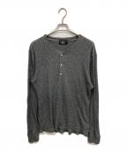 RRLダブルアールエル）の古着「ヘンリーネックカットソー」｜グレー