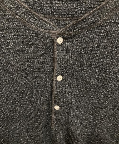RRL（ダブルアールエル）RRL (ダブルアールエル) ヘンリーネックカットソー グレー サイズ:XLの古着・服飾アイテム