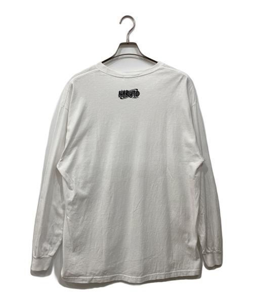flagstuff（フラグスタフ）FLAGSTUFF (フラグスタフ) ロングスリーブカットソー ホワイト サイズ:XLの古着・服飾アイテム