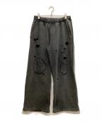 Ballsy.Brothersボールジーブラザーズ）の古着「ボクシングポケットスウェットバギーパンツ」｜グレー