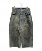 Ballsy.Brothersボールジーブラザーズ）の古着「スーパーワイドバギーデニムパンツ」｜インディゴ