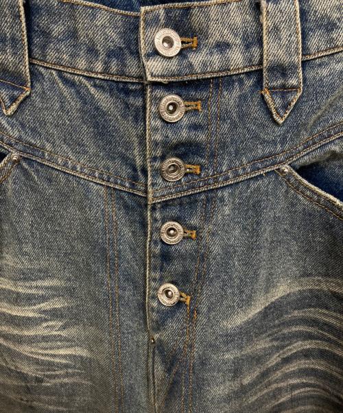 Ballsy.Brothers（ボールジーブラザーズ）BALLSY.BROTHERS (ボールジーブラザーズ) スーパーワイドバギーデニムパンツ インディゴ サイズ:Lの古着・服飾アイテム