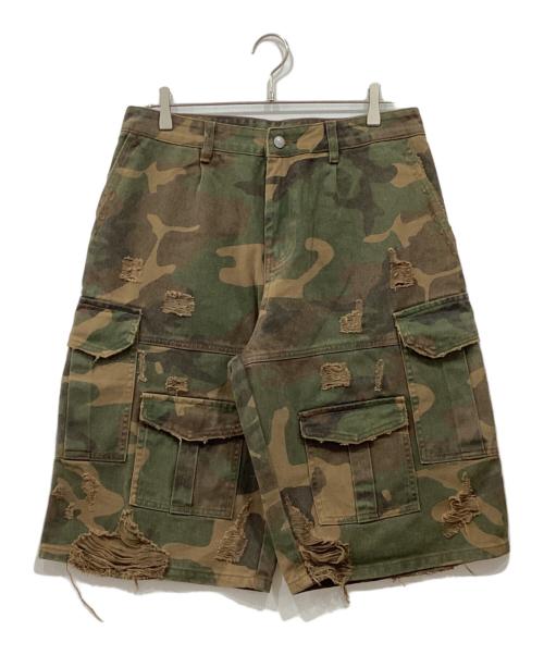 ANTIDOTEWORLDWIDE（アンチドートワールドワイド）ANTIDOTEWORLDWIDE (アンチドートワールドワイド) カーゴカモショーツ カーキ サイズ:Lの古着・服飾アイテム