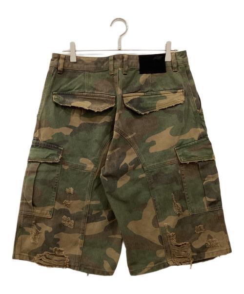 ANTIDOTEWORLDWIDE（アンチドートワールドワイド）ANTIDOTEWORLDWIDE (アンチドートワールドワイド) カーゴカモショーツ カーキ サイズ:Lの古着・服飾アイテム
