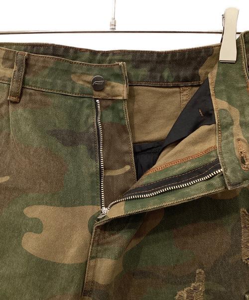 ANTIDOTEWORLDWIDE（アンチドートワールドワイド）ANTIDOTEWORLDWIDE (アンチドートワールドワイド) カーゴカモショーツ カーキ サイズ:Lの古着・服飾アイテム