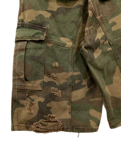 ANTIDOTEWORLDWIDE（アンチドートワールドワイド）ANTIDOTEWORLDWIDE (アンチドートワールドワイド) カーゴカモショーツ カーキ サイズ:Lの古着・服飾アイテム