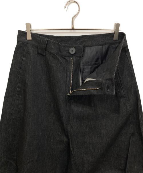 JCAESAR（ジェイシーザー）JCAESAR (ジェイシーザー) STUDIOデニム ワイドパンツ ブラック サイズ:Lの古着・服飾アイテム