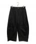 JCAESAR（ジェイシーザー）の古着「STUDIOデニム ワイドパンツ」｜ブラック