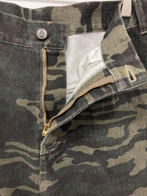 CODEGRAPHY（コードグラフィー）codegraphy (コードグラフィー) カモデニムハーフパンツ カーキ サイズ:Mの古着・服飾アイテム