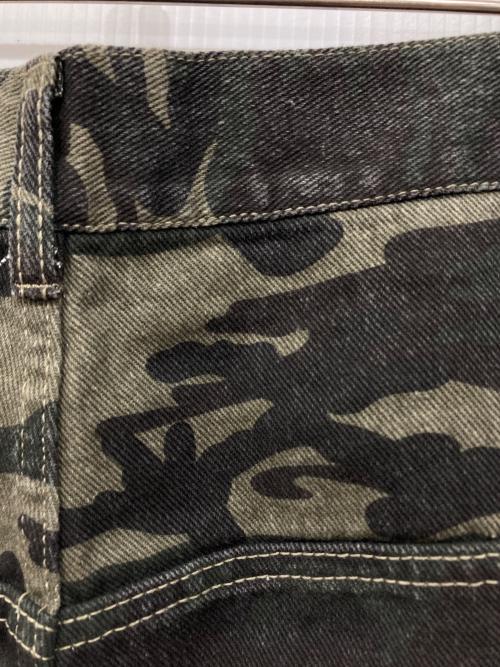 CODEGRAPHY（コードグラフィー）codegraphy (コードグラフィー) カモデニムハーフパンツ カーキ サイズ:Mの古着・服飾アイテム