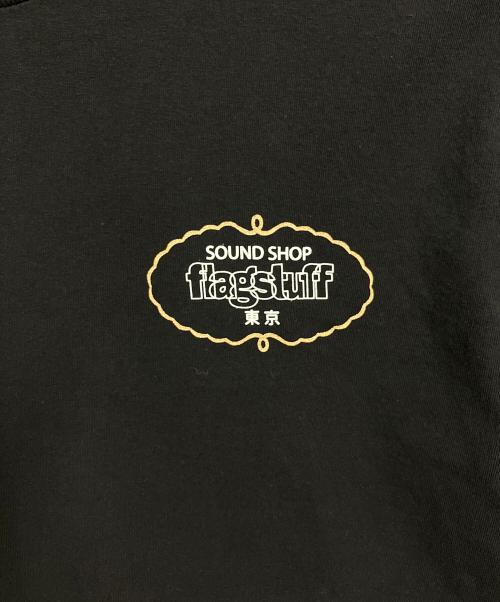 BALANSA（バランサ）BALANSA (バランサ) flagstuff (フラグスタフ) ice cream logo LS tee ブラック サイズ:XLの古着・服飾アイテム