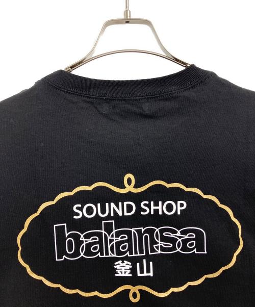 BALANSA（バランサ）BALANSA (バランサ) flagstuff (フラグスタフ) ice cream logo LS tee ブラック サイズ:XLの古着・服飾アイテム
