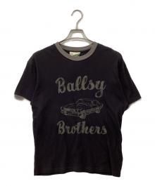 Ballsy.Brothers（ボールジーブラザーズ）の古着「リンガーTシャツ」｜ブラック