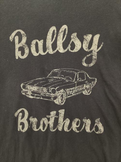 Ballsy.Brothers（ボールジーブラザーズ）Ballsy.Brothers (ボールジーブラザーズ) リンガーTシャツ ブラック サイズ:Mの古着・服飾アイテム