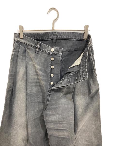 SUBLATIONS（サブレーションズ）SUBLATIONS (サブレーションズ) モールスキン2タックワイドバギーパンツ グレー サイズ:1の古着・服飾アイテム