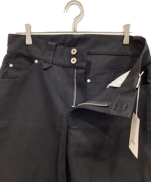 Ballsy.Brothers（ボールジーブラザーズ）Ballsy.Brothers (ボールジーブラザーズ) ダックストレートペインタートラウザー ブラック サイズ:Lの古着・服飾アイテム