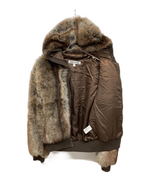 Jaded London（ジェイデッドロンドン）Jaded London (ジェイデッドロンドン) フェイクファーフード ジャケット ブラウン サイズ:Mの古着・服飾アイテム