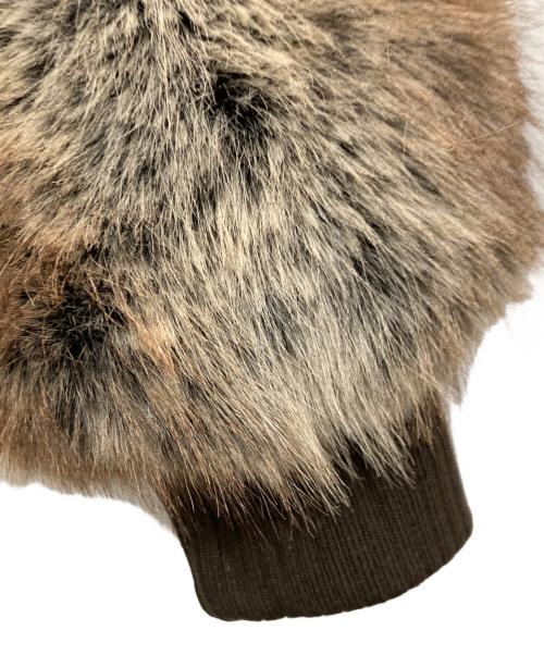 Jaded London（ジェイデッドロンドン）Jaded London (ジェイデッドロンドン) フェイクファーフード ジャケット ブラウン サイズ:Mの古着・服飾アイテム