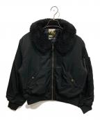 Ballsy.Brothersボールジーブラザーズ）の古着「ボンバーフライトジャケット」｜ブラック