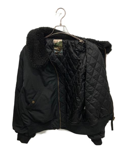 Ballsy.Brothers（ボールジーブラザーズ）BALLSY.BROTHERS (ボールジーブラザーズ) ボンバーフライトジャケット ブラック サイズ:Lの古着・服飾アイテム