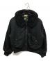 BALLSY.BROTHERS（ボールジーブラザーズ）の古着「ボンバーフライトジャケット」｜ブラック