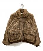 Ballsy.Brothersボールジーブラザーズ）の古着「ウエスタンショートファーブルゾン」｜ブラウン