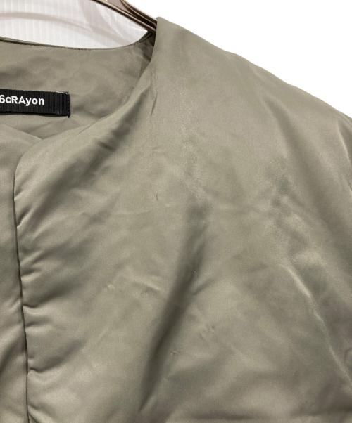 6cRAyon（シックスクレヨン）6cRAyon (シックスクレヨン) フライトジャケット カーキ サイズ:2の古着・服飾アイテム