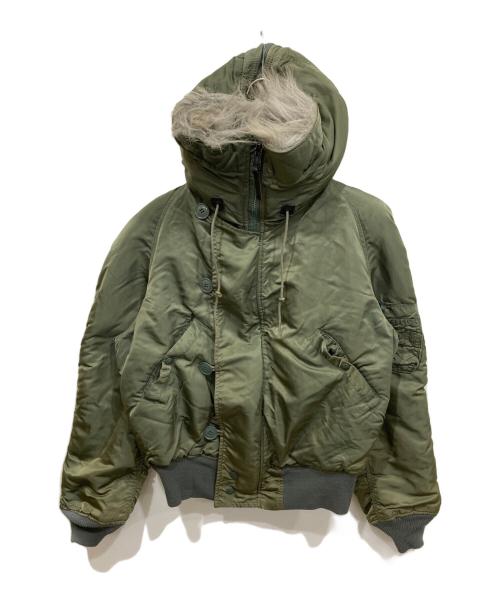 ALPHA（アルファ）ALPHA (アルファ) 80’s N-2B ECW PARKA カーキ サイズ:Mの古着・服飾アイテム