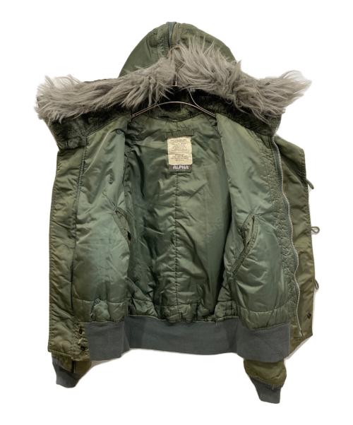 ALPHA（アルファ）ALPHA (アルファ) 80’s N-2B ECW PARKA カーキ サイズ:Mの古着・服飾アイテム