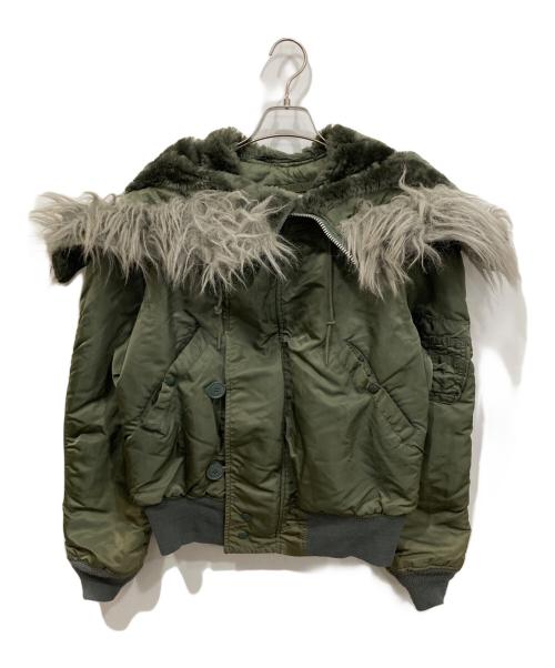 ALPHA（アルファ）ALPHA (アルファ) 80’s N-2B ECW PARKA カーキ サイズ:Mの古着・服飾アイテム