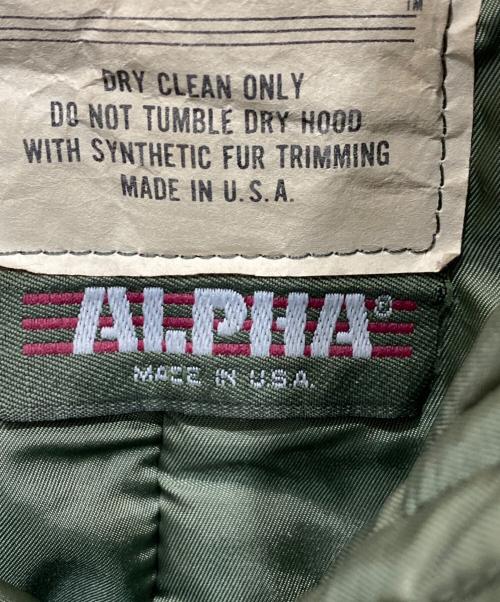 ALPHA（アルファ）ALPHA (アルファ) 80’s N-2B ECW PARKA カーキ サイズ:Mの古着・服飾アイテム