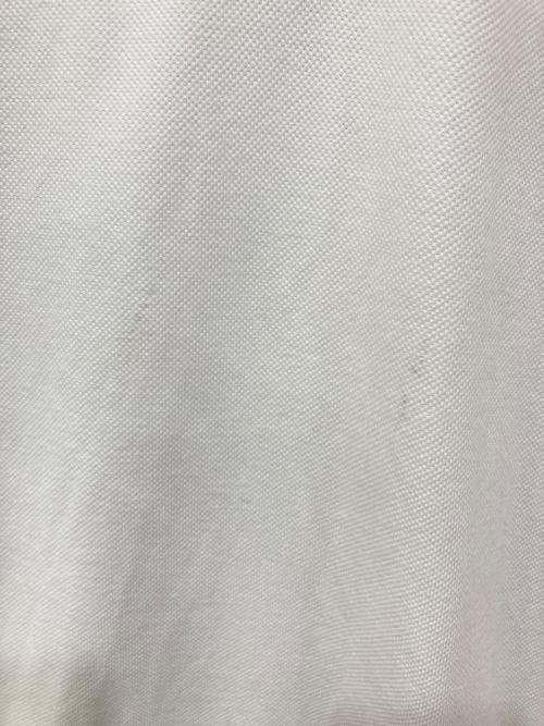 maison kitsune（メゾンキツネ）maison kitsune (メゾンキツネ) ボールド フォックスヘッド ポロシャツ ホワイト サイズ:Lの古着・服飾アイテム