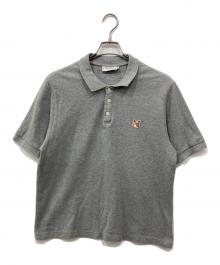 maison kitsune（メゾンキツネ）の古着「フォックスヘッドレギュラーポロシャツ」｜グレー