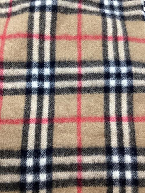 Burberry's（バーバリー）Burberry's (バーバリーズ) ノバチェックカシミヤマフラー ベージュの古着・服飾アイテム