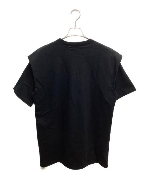 JOHN LAWRENCE SULLIVAN（ジョン ローレンス サリバン）JOHN LAWRENCE SULLIVAN (ジョン ローレンス サリバン) タックショルダーTシャツ ブラック サイズ:Lの古着・服飾アイテム