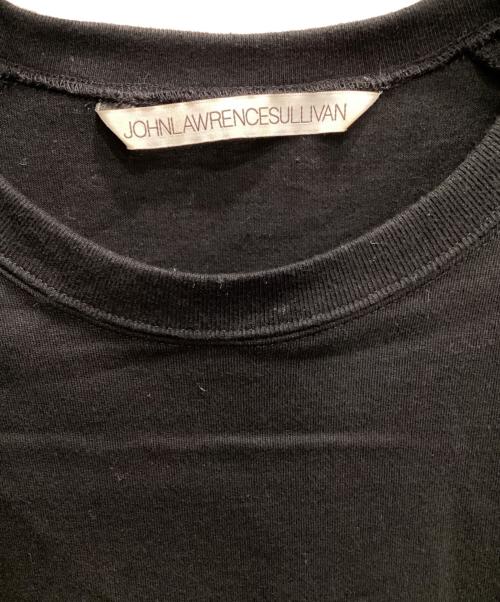 JOHN LAWRENCE SULLIVAN（ジョン ローレンス サリバン）JOHN LAWRENCE SULLIVAN (ジョン ローレンス サリバン) タックショルダーTシャツ ブラック サイズ:Lの古着・服飾アイテム