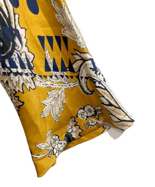 forte forte（フォルテ・フォルテ）forte forte (フォルテ・フォルテ) シルク総柄ワンピース イエロー サイズ:1の古着・服飾アイテム