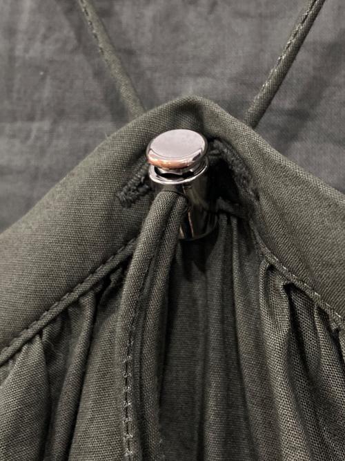 CASA FLINE（カーサフライン）CASA FLINE (カーサフライン) TUCK GATHER BALLOON DRESS / タックギャザーバルーンドレス グリーン サイズ:Fの古着・服飾アイテム