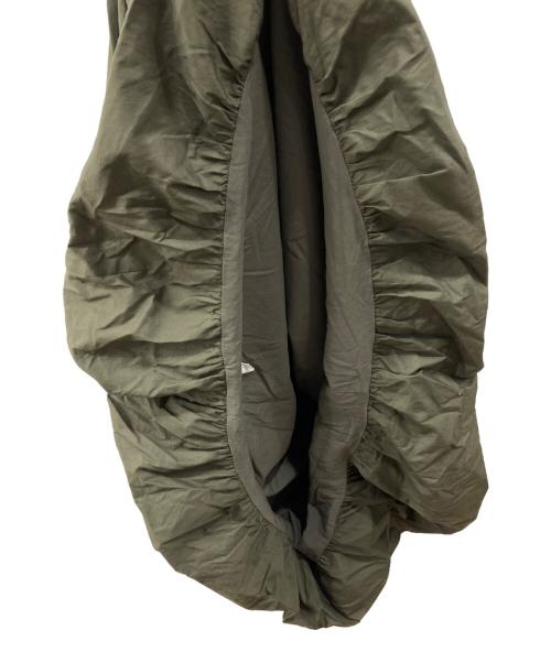 CASA FLINE（カーサフライン）CASA FLINE (カーサフライン) TUCK GATHER BALLOON DRESS / タックギャザーバルーンドレス グリーン サイズ:Fの古着・服飾アイテム