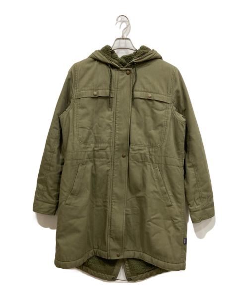 Patagonia（パタゴニア）Patagonia (パタゴニア) ウィメンズ・インサレーテッド・プレーリー・ドーン・パーカ カーキ サイズ:Lの古着・服飾アイテム