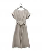 ANAYIアナイ）の古着「ドライポプリン フレア ワンピース」｜アイボリー