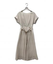 ANAYI（アナイ）の古着「ドライポプリン フレア ワンピース」｜アイボリー