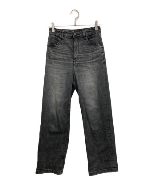 YANUK（ヤヌーク）YANUK (ヤヌーク) デニムパンツ ブラック サイズ:24の古着・服飾アイテム