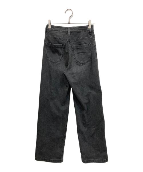 YANUK（ヤヌーク）YANUK (ヤヌーク) デニムパンツ ブラック サイズ:24の古着・服飾アイテム