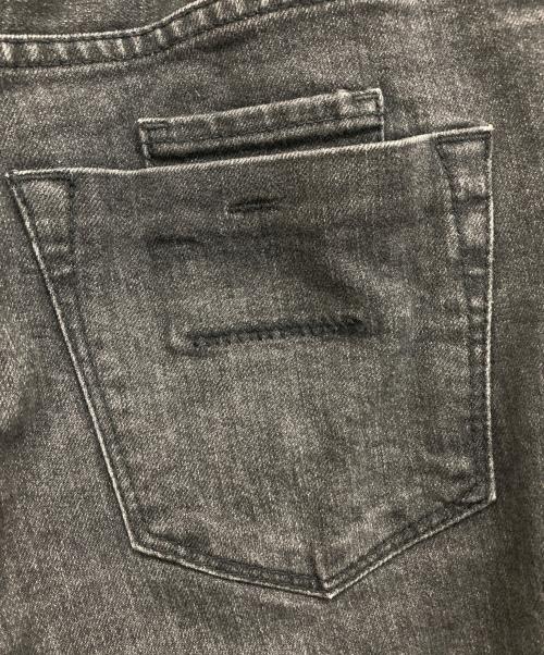YANUK（ヤヌーク）YANUK (ヤヌーク) デニムパンツ ブラック サイズ:24の古着・服飾アイテム